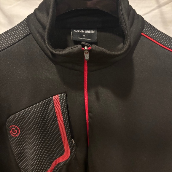 Galvin Green Dave Insulting Mid Layer - Size XL - Black/Red - Picture 2 of 4